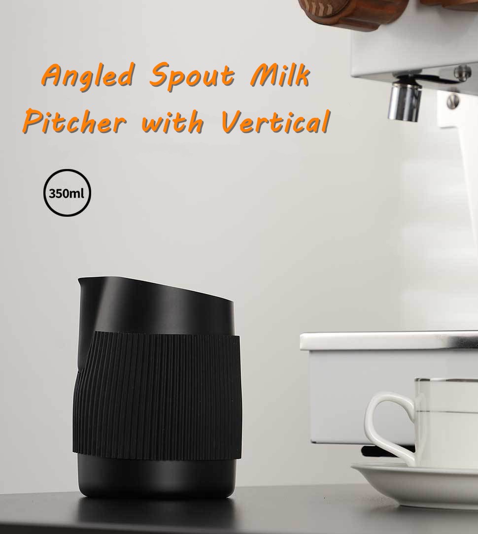 Milk Steaming Pitcher - マグパイ ハンドルレス ミルク泡立て用ジャグ ミルクピッチャー 350ml ミルクフォーマー