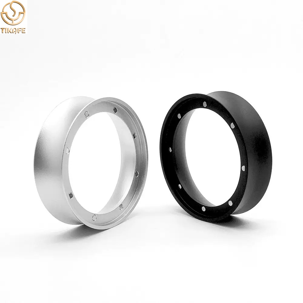 Dosing Funnel Ring - コーヒー計量漏斗（こぼれ防止リング付き）- 58mm/51mm/54mmフィルターバスケット対応、アルミ合金製エスプレッソディストリビューターツール