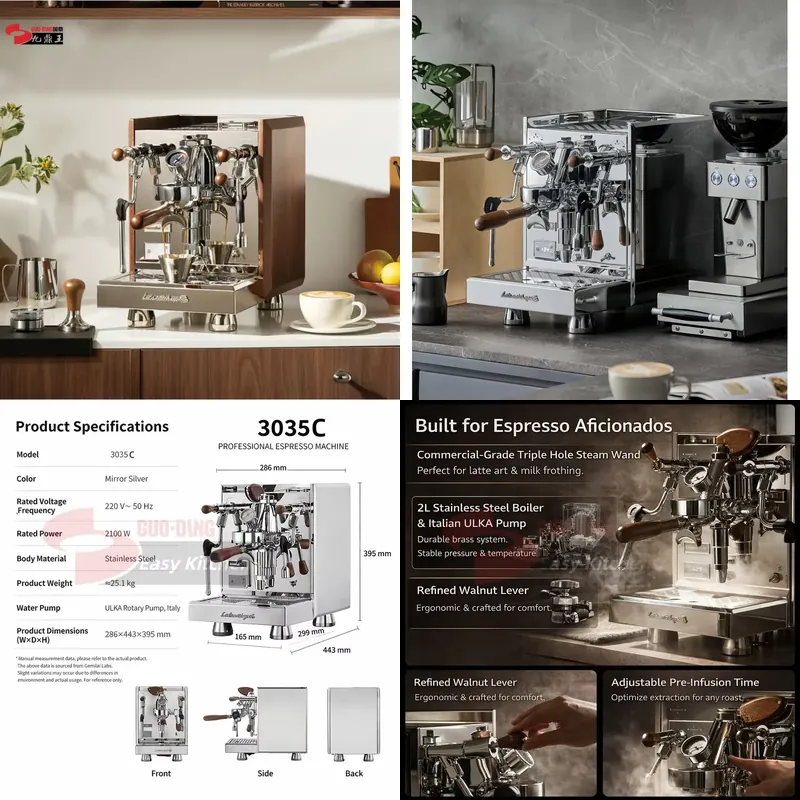 Coffee Equipment For Espresso Machine - 【CHIMU HOME】業務用スマートエスプレッソコーヒーマシン ホテルやビジネススペース向けのプロ仕様醸造機器