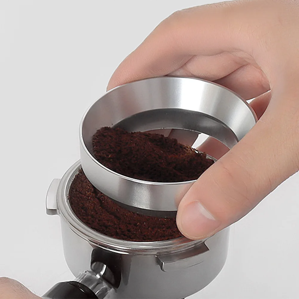 Dosing Funnel Ring - 49 ミリメートル磁気コーヒー投与リングアルミ投与リングカップ漏斗コーヒーフィルター交換リングコーヒーパウダーバスケット