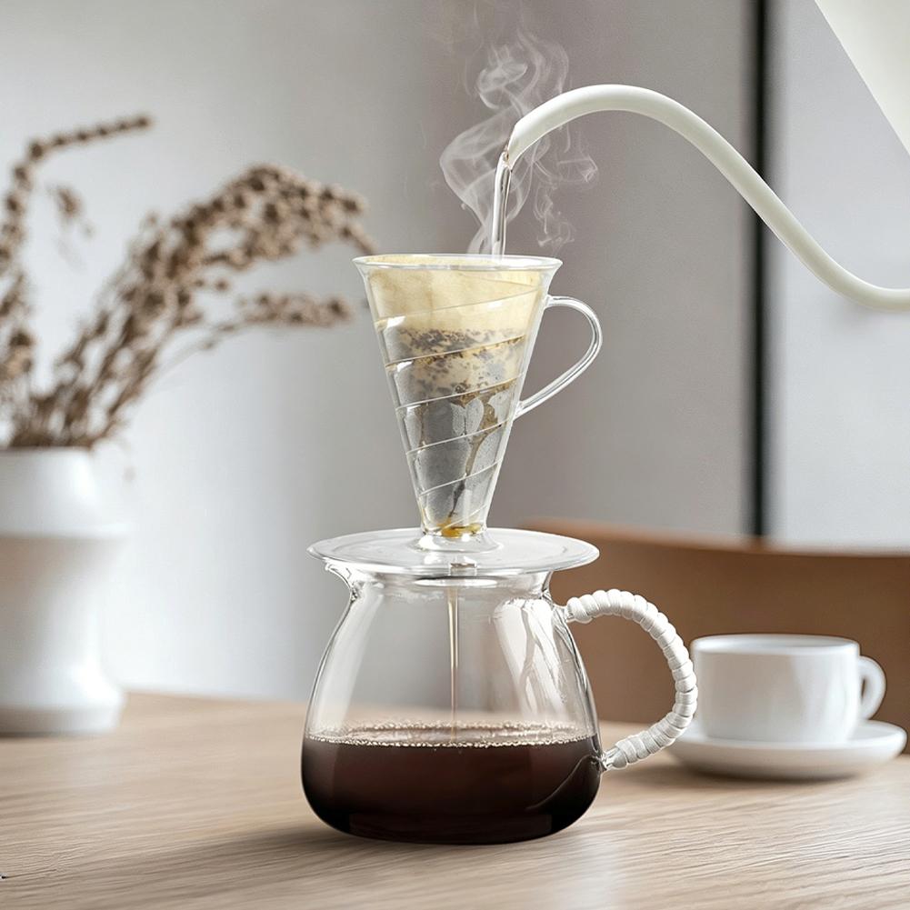 Dosing Funnel Ring - コーヒーフィルター円錐形 30 個コーヒードリッパーハンドブリューコーヒーフィルターカップ V ファンネルドリップフィルターカップコーヒーウェアバリスタツール