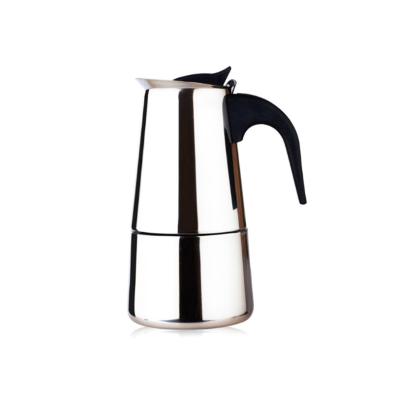 Coffee Equipment Wdt - 100ミリリットル/200ミリリットル/300ミリリットル/450ミリリットル/600ミリリットルポータブルエスプレッソコーヒーメーカーモカポットステンレス鋼コーヒーケトルポットプロバリスタ