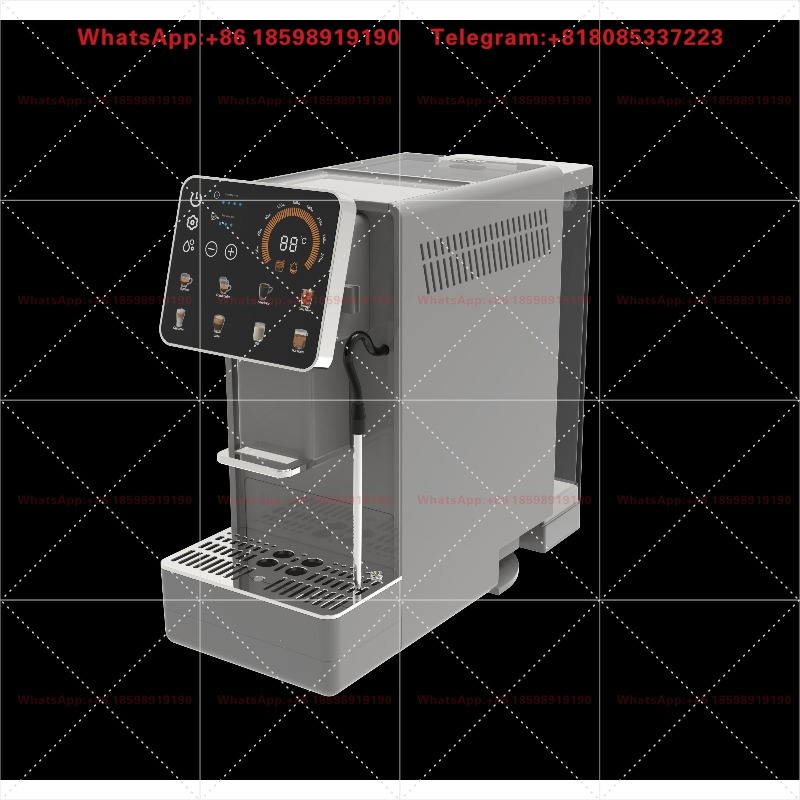 Coffee Equipment For Espresso Machine - 全自動スマートエスプレッソコーヒーメーカー、ミルクサクションチューブ搭載、プロ仕様の家庭用/オフィス用コーヒー抽出機