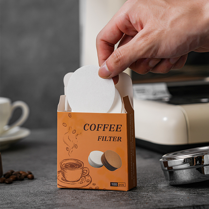 Coffee Equipment Wdt - 100 個ラウンドコーヒーフィルターペーパーセット 51 ミリメートル/53 ミリメートル/58 ミリメートル/60