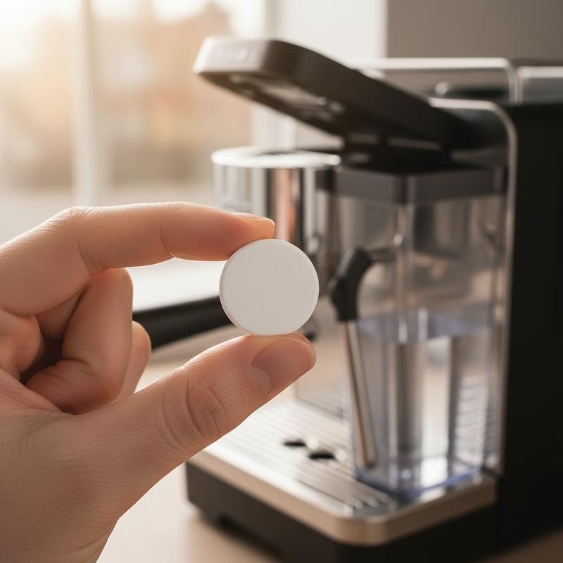 Coffee Equipment For Espresso Machine - 新しい家庭用コーヒーマシン用デスケーラー錠剤8個セット エスプレッソメーカー洗浄タブレット 効率的なコーヒー機器用スケール除去クリーナー