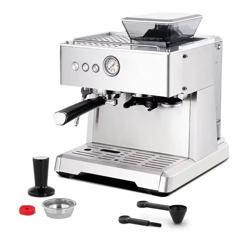 Coffee Equipment For Espresso Machine - コーヒー製造機器 2-in-1 プロ仕様業務用エスプレッソマシン ステンレススチールケース付き