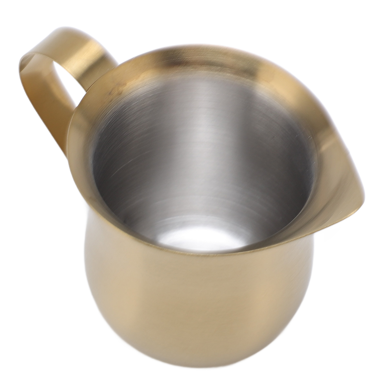 Milk Steaming Pitcher - ステンレス鋼ミルク泡立てピッチャー コーヒースチームクリーマージャグ 90ml 家庭料理やプロの場所、カフェに最適