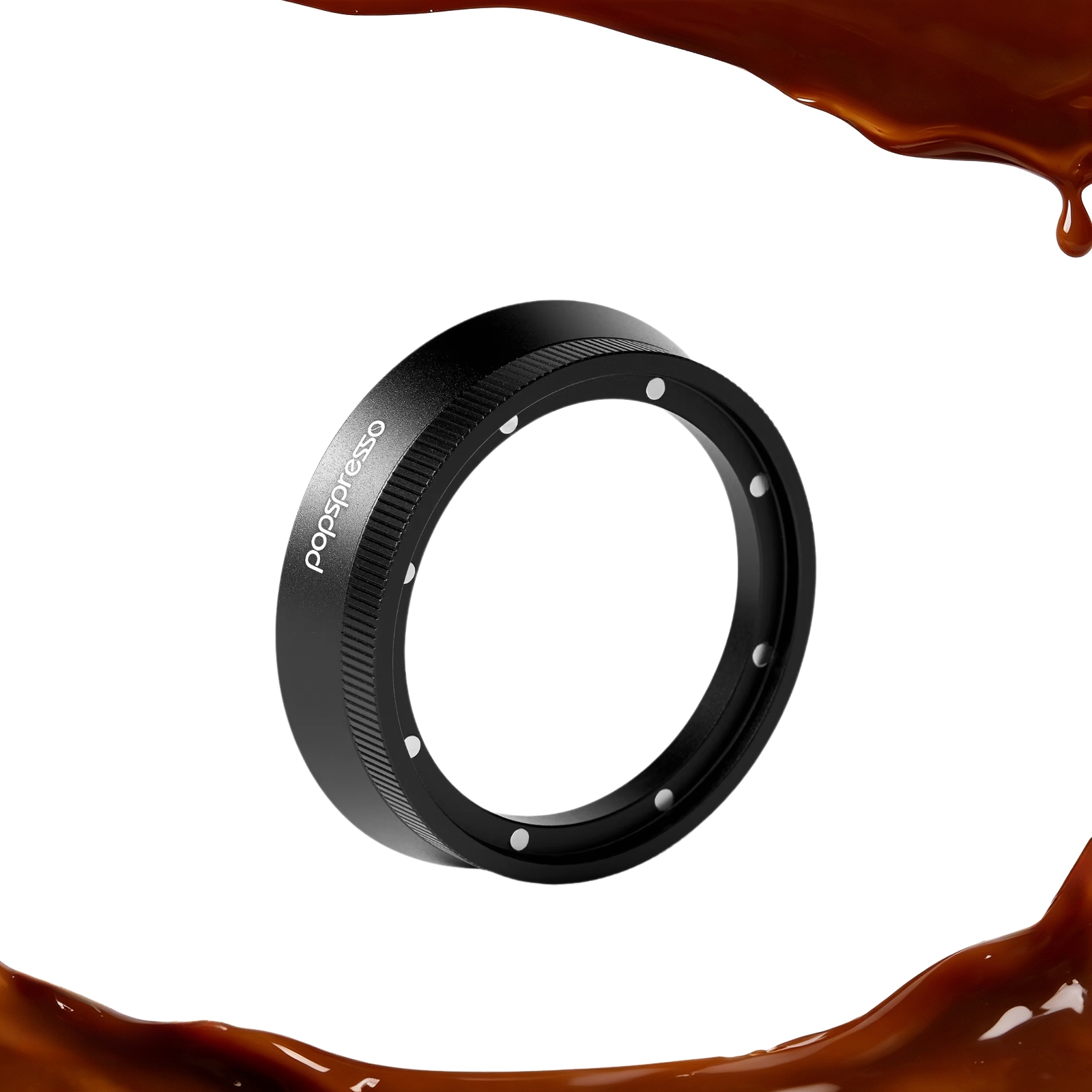 Dosing Funnel Ring - Popspresso V3 磁気エスプレッソ計量漏斗、こぼれ防止コーヒー計量リング（51/54/58mmポルタフィルター用）、バリスタアクセサリー