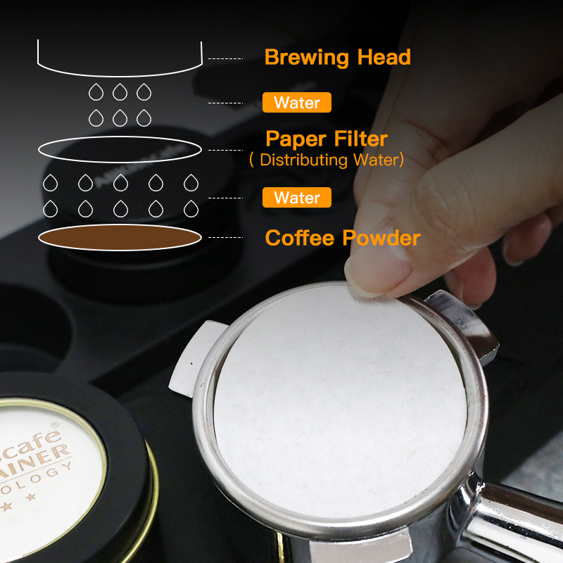 コーヒーフィルター紙使い捨て 100 個二次水フィルター 5 - Coffee Equipment Wdt のレビューと価格