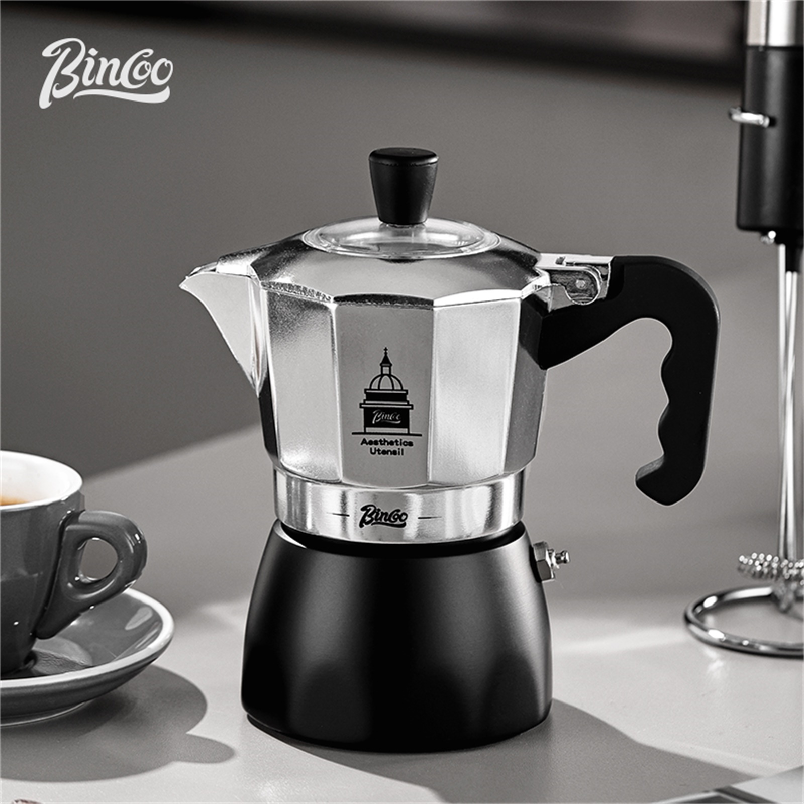 BINCOO ダブルバルブモカポット、エスプレッソ抽出コーヒ - Coffee Equipment Wdt のレビューと価格
