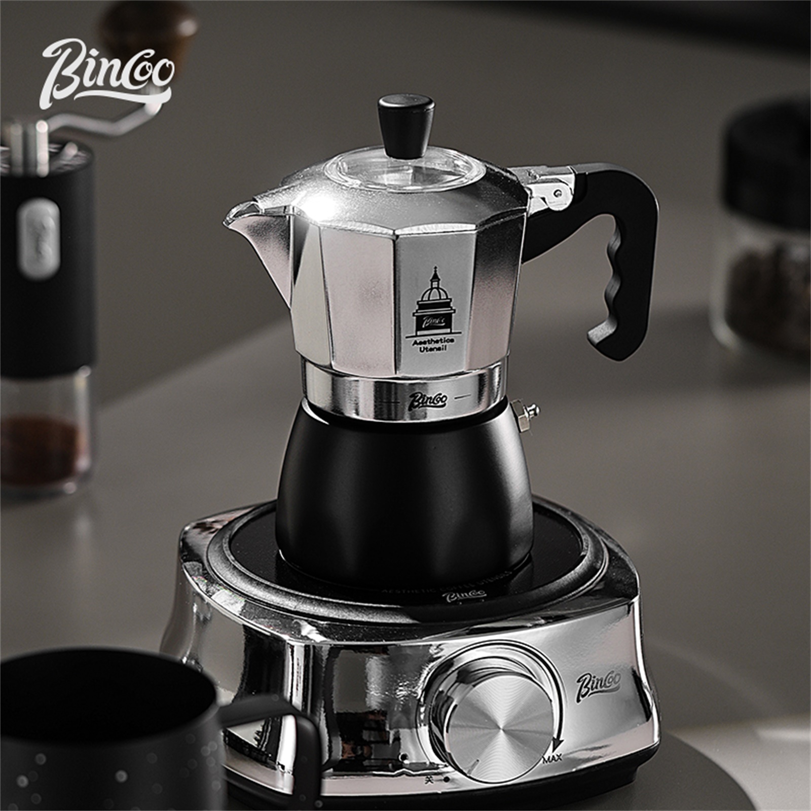 BINCOO ダブルバルブモカポット、エスプレッソ抽出コーヒ - Coffee Equipment Wdt のレビューと価格