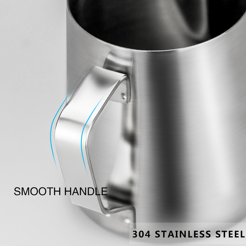 コーヒーミルク泡立てピッチャーステンレス鋼エスプレッソ蒸しバ - Milk Steaming Pitcher のレビューと価格