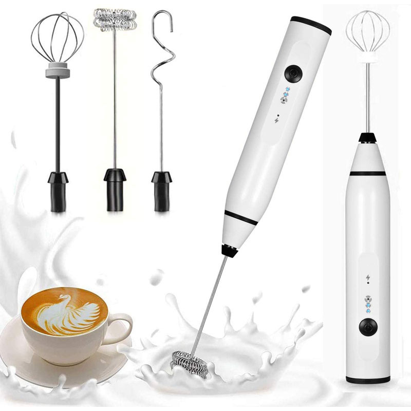 ミニ電動ハンドヘルドミルク泡立て器電動ブレンダー USB 電 - Milk Steaming Pitcher のレビューと価格