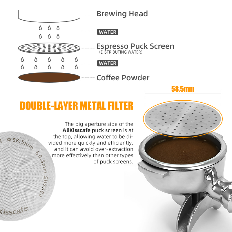 Alikisscafe-コーヒーメーカー用エスプレッソフィル - Coffee Equipment Wdt のレビューと価格