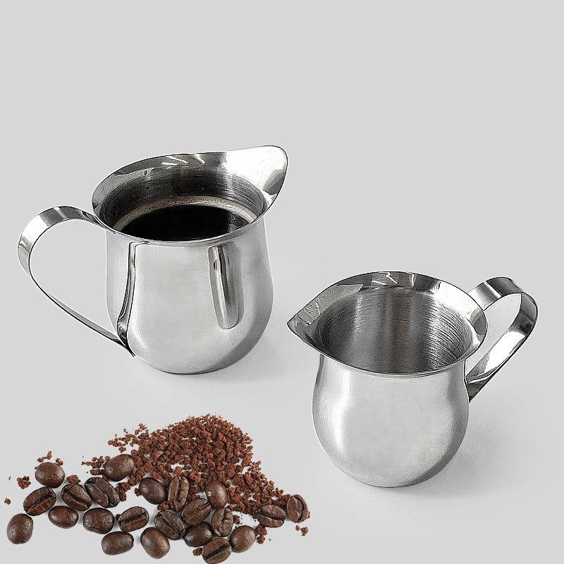 2/3/5/7オンスコーヒーミルク泡立てピッチャーカップスチ - Milk Steaming Pitcher のレビューと価格
