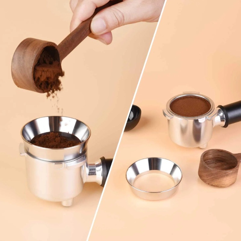 ステンレス鋼のエスプレッソ計量漏斗、コーヒーグラインダーと互 - Dosing Funnel Ring のレビューと価格