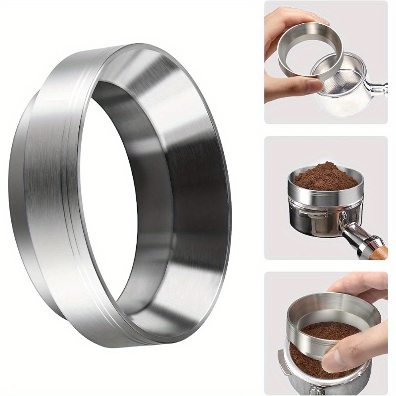 ステンレス鋼のエスプレッソ計量漏斗、コーヒーグラインダーと互 - Dosing Funnel Ring のレビューと価格