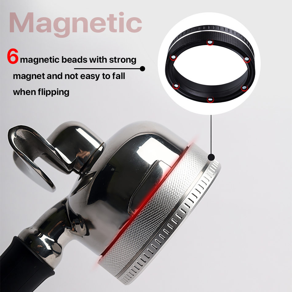 磁気コーヒー注入漏斗、エスプレッソ注入リング、51mm、53 - Dosing Funnel Ring のレビューと価格