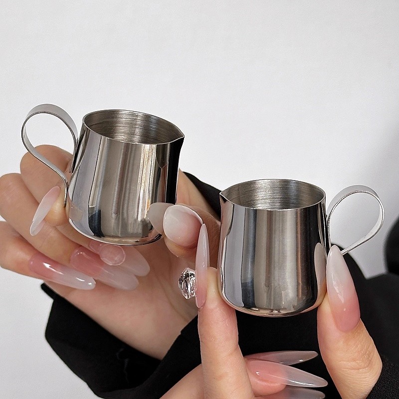 ステンレス鋼ミルク泡立てピッチャーエスプレッソ蒸しコーヒーバ - Milk Steaming Pitcher のレビューと価格