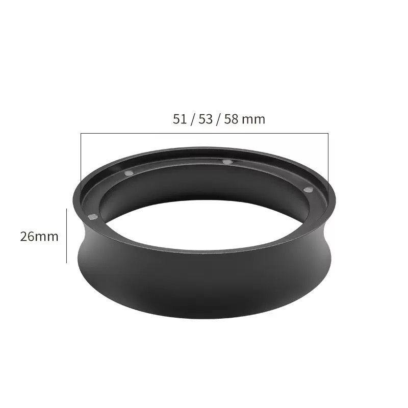 アルミニウム合金製コーヒー計量漏斗（こぼれ防止リング付き）  - Dosing Funnel Ring のレビューと価格