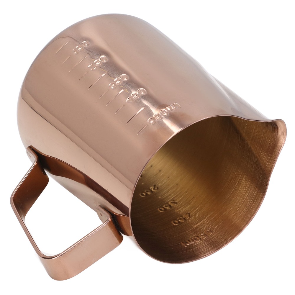 550ML容量ミルク泡立てカップステンレス鋼ローズゴールド泡 - Milk Steaming Pitcher のレビューと価格