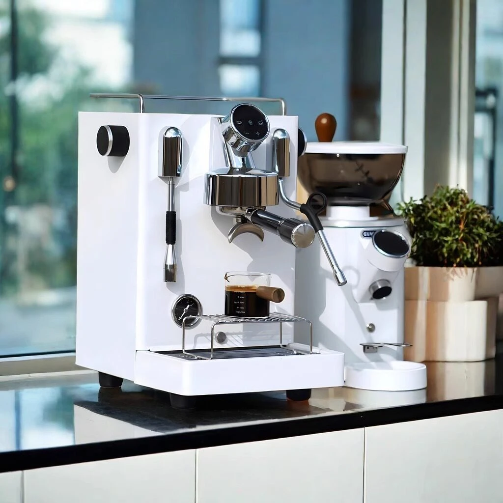新型家庭用エスプレッソマシン小型業務用半自動コーヒー充填機 - Coffee Equipment For Espresso Machine のレビューと価格