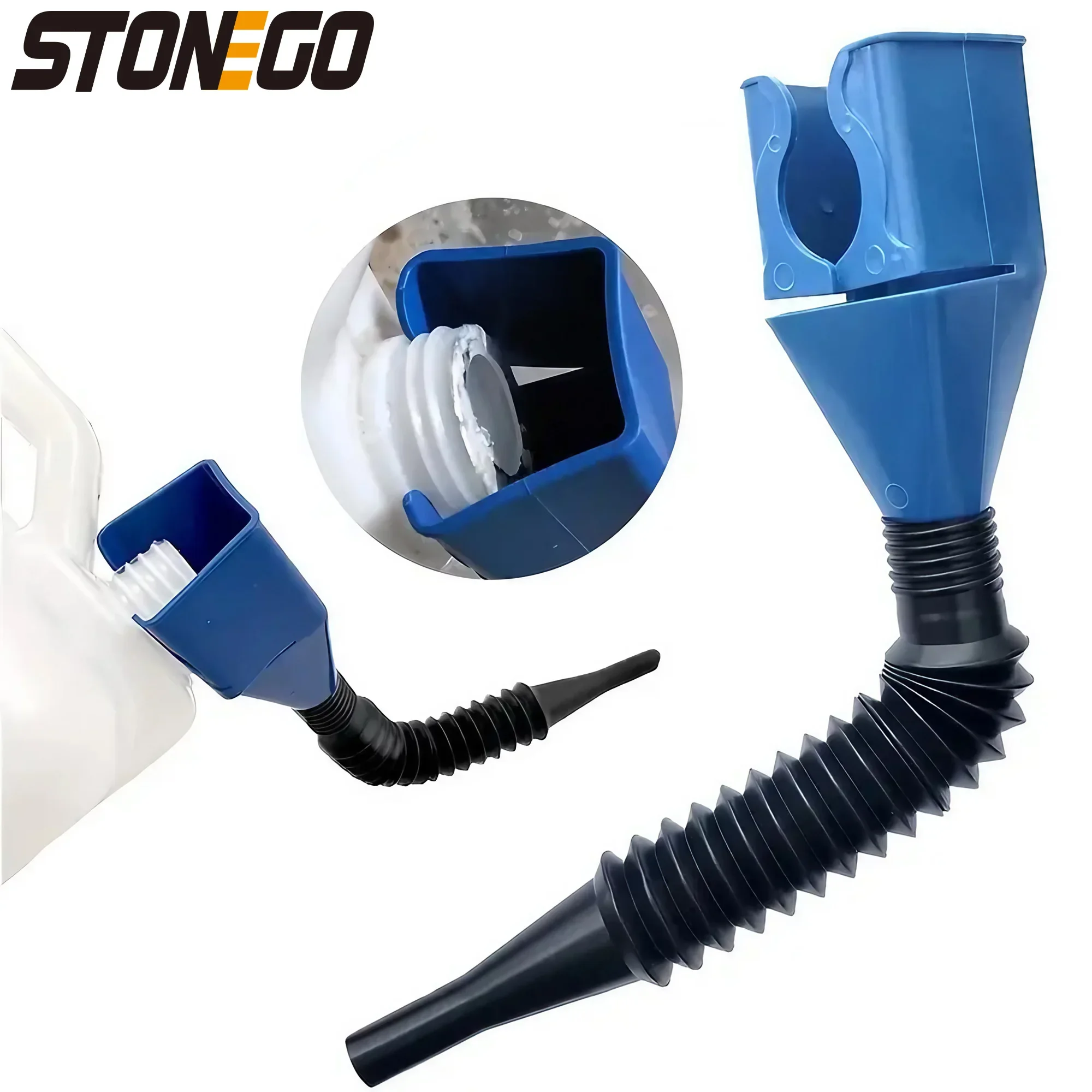 Stonego-ドリップなしの柔軟な素材、柔軟な正方形のデザ - Dosing Funnel Ring のレビューと価格