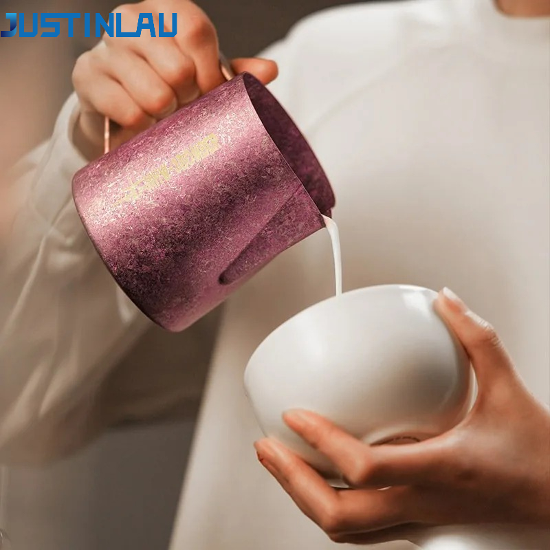JUSTINLAU 600ml 純チタンミルクピッチャー抗菌 - Milk Steaming Pitcher のレビューと価格