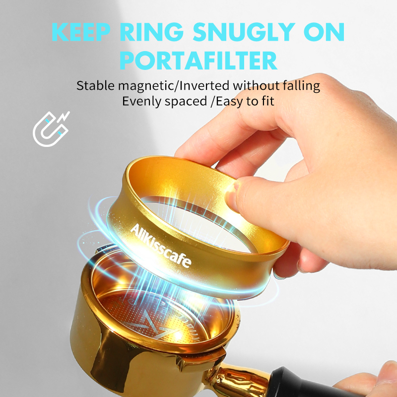 AliKisscafe エスプレッソ ドージング リング フ - Dosing Funnel Ring のレビューと価格