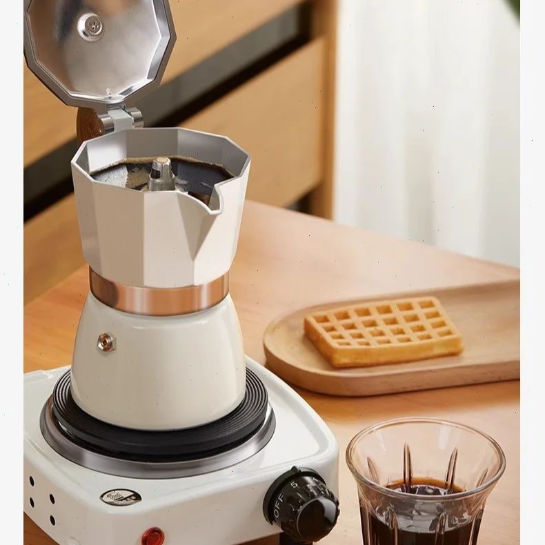 丸底モカポット シングルバルブ 小型家庭用コーヒーメーカー  - Coffee Equipment Wdt のレビューと価格