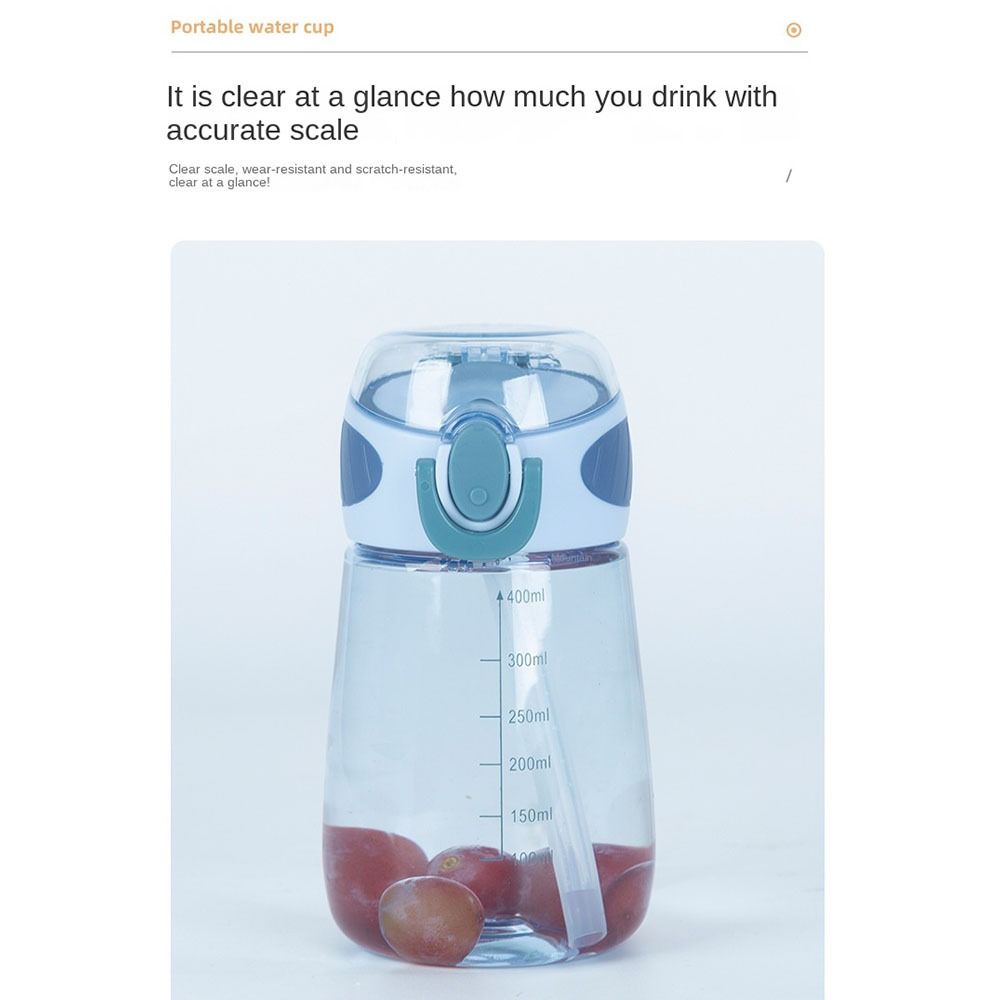 ストロー付き透明スポーツウォーターボトル,コーヒー,飲用ティ - Coffee Equipment And Supplies のレビューと価格